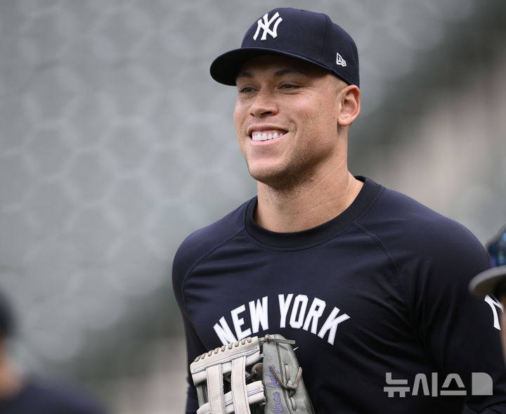 [서울=뉴시스] 뉴욕 양키스에서 우익수로 활약하고 있는 야구선수 애런 저지. (사진 출처: AP통신)