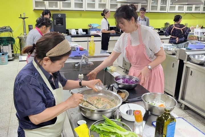 질환별채식요리 교육강사 양성과정 교육 사진 (사진=삼육대 제공) *재판매 및 DB 금지