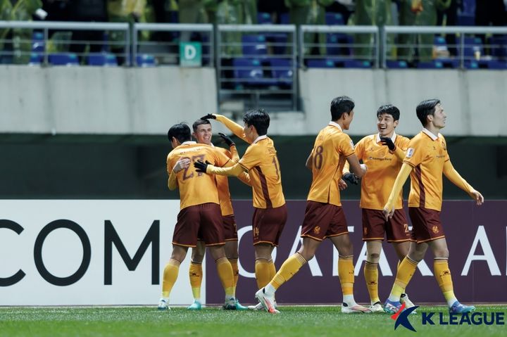 [서울=뉴시스] 프로축구 K리그1 광주FC의 아사니. (사진=한국프로축구연맹 제공) *재판매 및 DB 금지