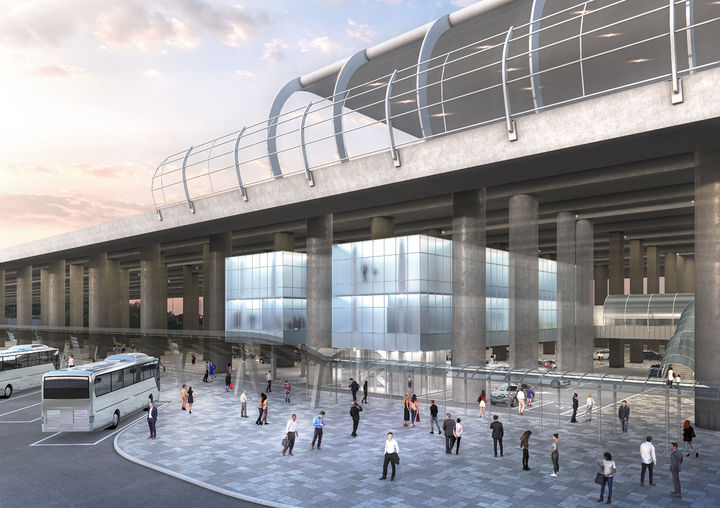 충북 청주 KTX 오송역 선하공간 복합시설 투시도. (사진=충북도 제공) *재판매 및 DB 금지