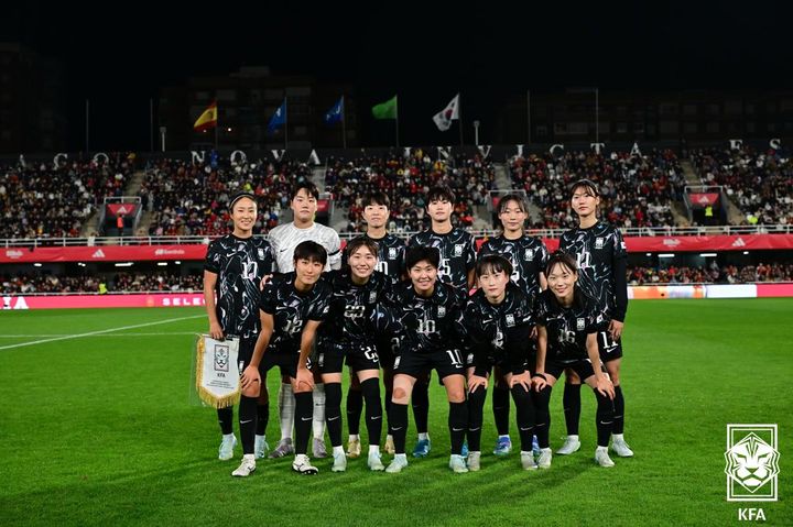 [서울=뉴시스] 한국 여자 축구대표팀. (사진=대한축구협회 제공) *재판매 및 DB 금지