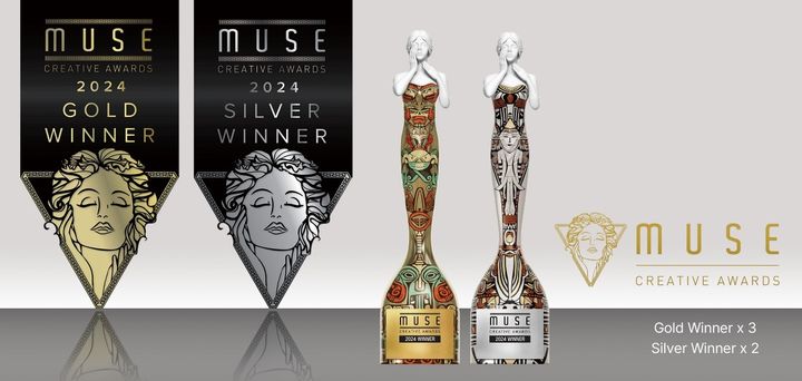 [공주=뉴시스] 디자인컨버전스학과 박유선 교수의 글로벌 디자인 어워즈 '2024 MUSE Creative Awards' 수상 작품들. (사진=공주대 제공) 2024.12.01. photo.newsis.com *재판매 및 DB 금지