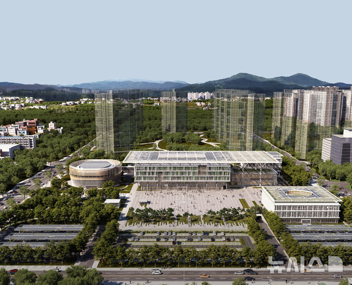 [평택=뉴시스] 평택시 신청사 국제설계공모 당선작 조감도. (사진=평택시 제공) 2024.12.02. photo@newsis.com 