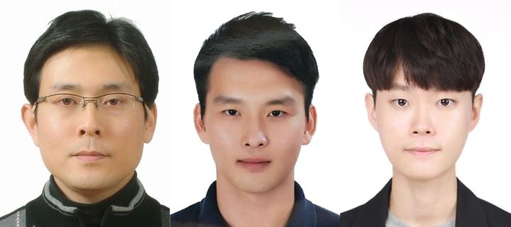 왼쪽부터 류한국 건축학과 교수 겸 건설기술및관리연구소 소장, 강경수 건축학과 교수 겸 건설기술및관리연구소 수석연구원, 지현동 연구원 (사진=삼육대 제공) *재판매 및 DB 금지