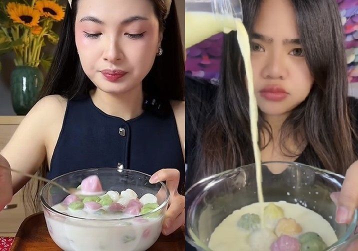 최근 해외 소셜미디어(SNS)를 중심으로 한국 전통 음식인 '꿀떡'을 활용한 레시피가 인기를 끌고 있다. 해외 인플루언서들은 "버블티처럼 쫀득해서 일반 시리얼보다 맛있다" 등 호평했다. (출처=SNS) *재판매 및 DB 금지