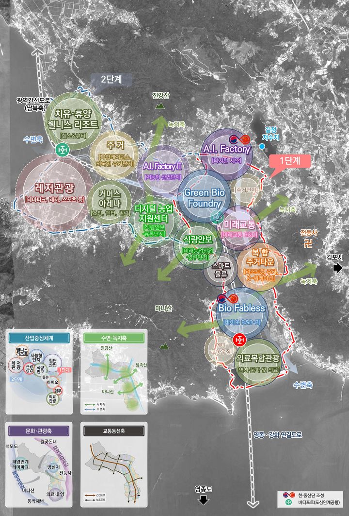 [인천=뉴시스] 강화남단 경제자유구역 기본구상도. (사진=인천경제청 제공) 2024.12.04. photo@newsis.com *재판매 및 DB 금지