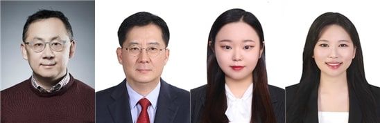 왼쪽부터 김태근 교수, 최동훈 교수, 김나현 석박사통합과정, 강민지 석사 (사진=고려대 제공) *재판매 및 DB 금지