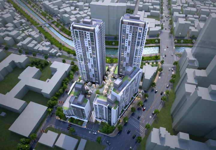 [서울=뉴시스] 강북구 번동 454-61번지 일대 모아주택 조감도. 2024.12.06. (자료=서울시 제공) *재판매 및 DB 금지