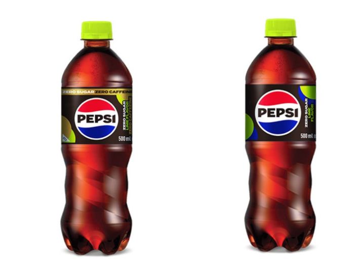 현재 롯데칠성음료가 판매 중인 펩시 제로카페인(왼쪽)과 제로슈거 제품.(사진=롯데칠성음료 제공) *재판매 및 DB 금지