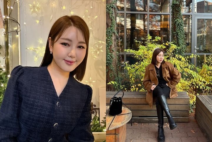 [서울=뉴시스] 가수 송가인이 새 앨범 준비를 위해 신곡을 녹음하고 있는 모습을 공개하며 컴백이 임박했음을 알렸다. (사진=인스타그램) *재판매 및 DB 금지