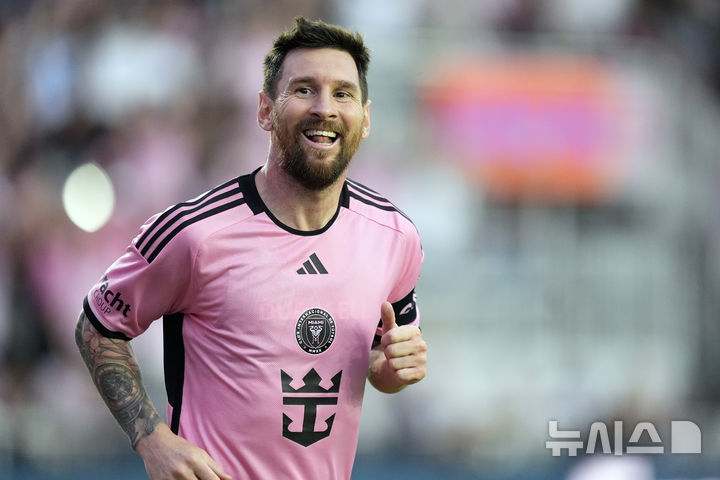 [포트 로더데일=AP/뉴시스] '축구의 신' 리오넬 메시. 2024.03.02.