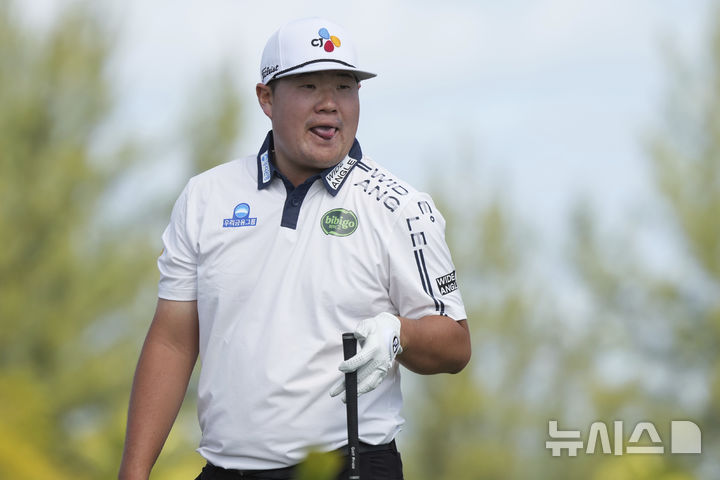 [바하마=AP/뉴시스]임성재, 타이거 우즈 대회서 공동 9위. 2024.12.08.