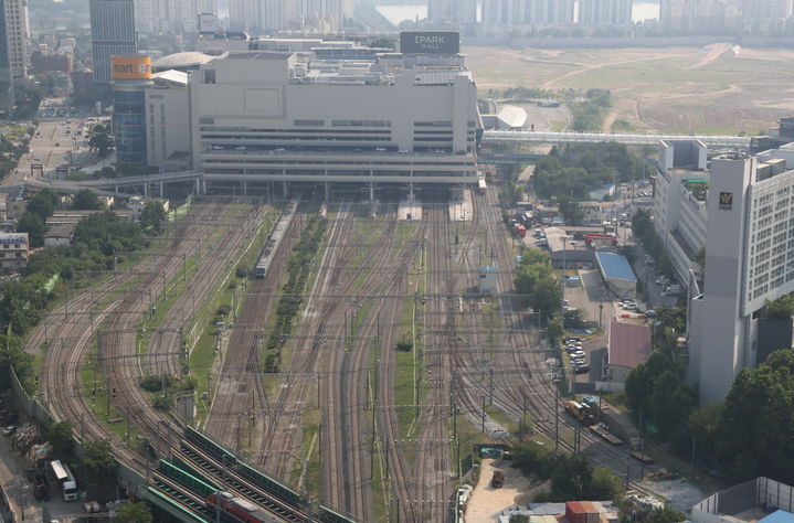 [서울=뉴시스] 용산역_인근 철도 지하화 부지. 2024.12.09. (사진=용산구 제공) *재판매 및 DB 금지