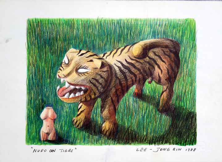 이종빈, Nudo con Tigre, 1988 *재판매 및 DB 금지