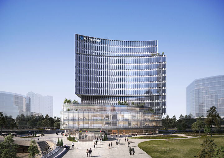 [수원=뉴시스] 경기신용보증재단 투시도. (사진=경기신보 제공) *재판매 및 DB 금지