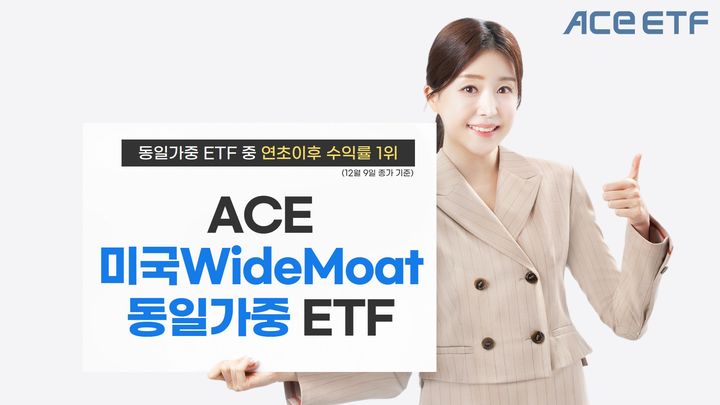 한국투자신탁운용 'ACE 미국WideMoat동일가중 상장지수펀드(ETF)'. (사진=한국투자신탁운용 제공) photo@newsis.com *재판매 및 DB 금지