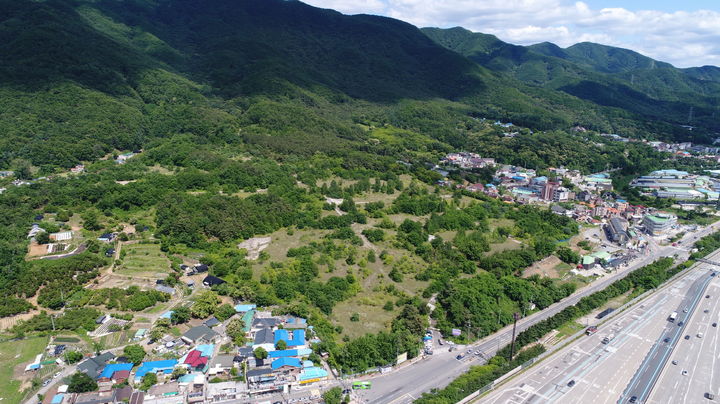 하산곡동 일대 캠프콜번 도시개발사업 사업부지. (사진=하남시 제공) photo@newsis.com *재판매 및 DB 금지