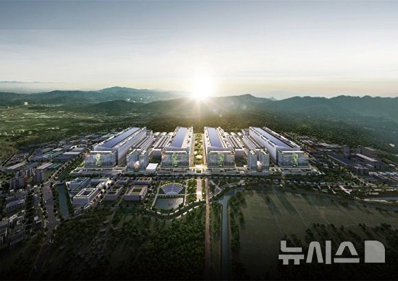 [용인=뉴시스]용인시 원삼면에 조성될 SK하이닉스 반도체클러스터 조감도(사진=용인시 제공) 2024.12.12. photo@newsis.com