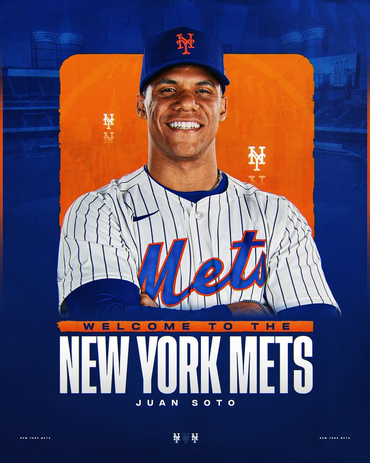 뉴욕 메츠가 후안 소토 영입을 공식 발표했다. (사진=메츠 SNS 캡처) *재판매 및 DB 금지