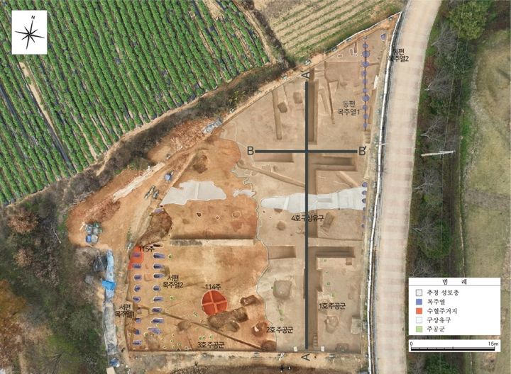 [서울=뉴시스] 부여 송국리 유적 27차 발굴조사 유규 전경 (사진=국가유산청 제공) 2024.12.12. photo@newsis.com *재판매 및 DB 금지