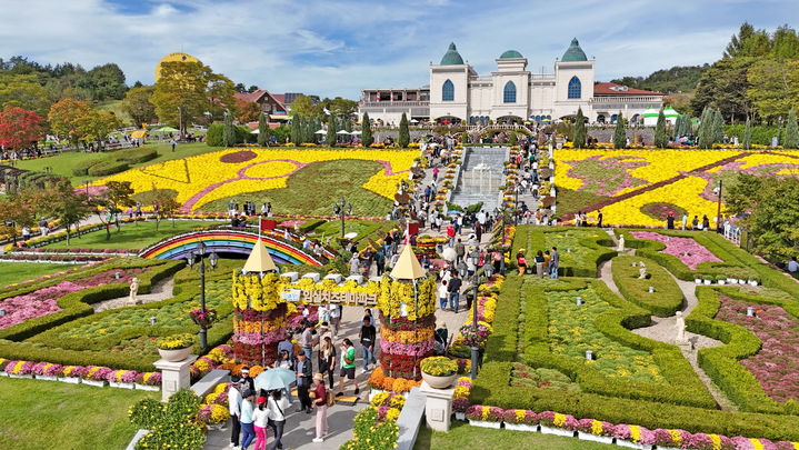 [임실=뉴시스] 지난해 임실N치즈축제가 펼쳐졌던 치즈테마파크 풍경. *재판매 및 DB 금지