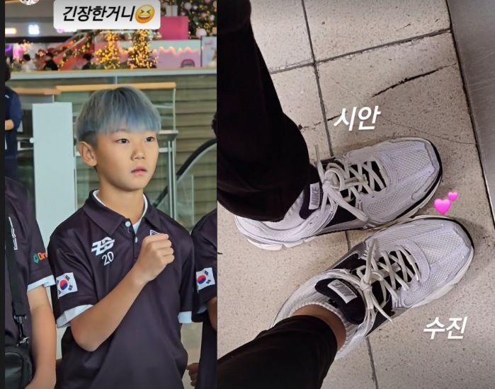 [서울=뉴시스] 이동국 아들의 모습. (사진=이수진 인스타그램 캡처) 2024.12.13. photo@newsis.com&nbsp;&nbsp; *재판매 및 DB 금지
