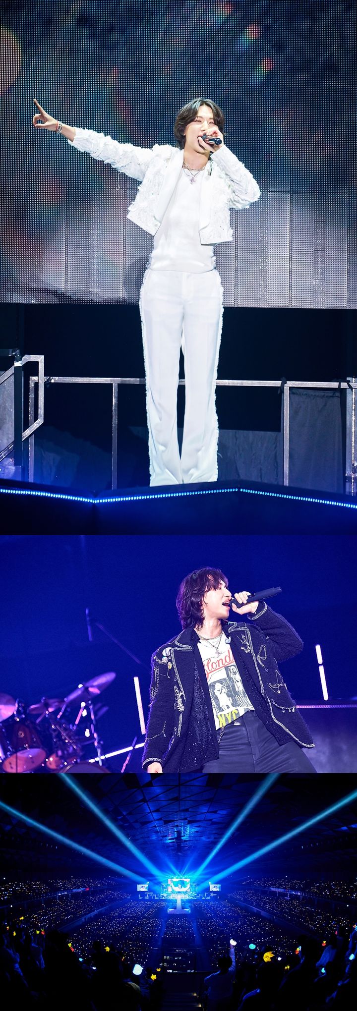 [서울=뉴시스]서다희 인턴 기자 = 그룹 '빅뱅' 멤버 대성이 15일 일본 고베에서 디-라이트 재팬 라이브 투어 2024 "디스 이즈 미" - 앙코르 콘서트의 마지막 공연을 마무리했다. *재판매 및 DB 금지