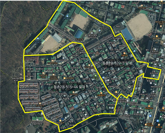 [서울=뉴시스] 등촌2동 일대 2024.12.16. (자료=강서구 제공) *재판매 및 DB 금지