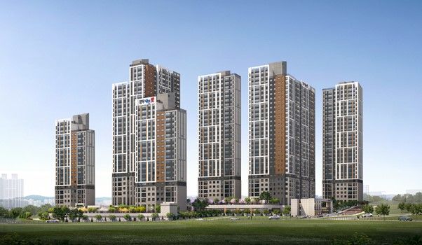 [서울=뉴시스] 천안 두정역 양우내안애 퍼스트로 투시도. (사진=더피알 제공) 2024.12.17. photo@newsis.com *재판매 및 DB 금지