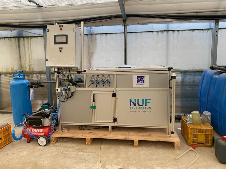 군산농업기술센터 순환식 수경재배 양액 생산 시설 (사진=군산시 제공) *재판매 및 DB 금지