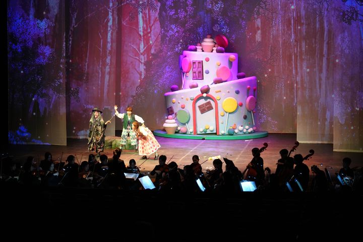 성신여대 음악대학 재학생들이 관객 앞에서 오페라 '헨젤과 그레텔'을 선보이고 있다. (사진=성신여대 제공) *재판매 및 DB 금지