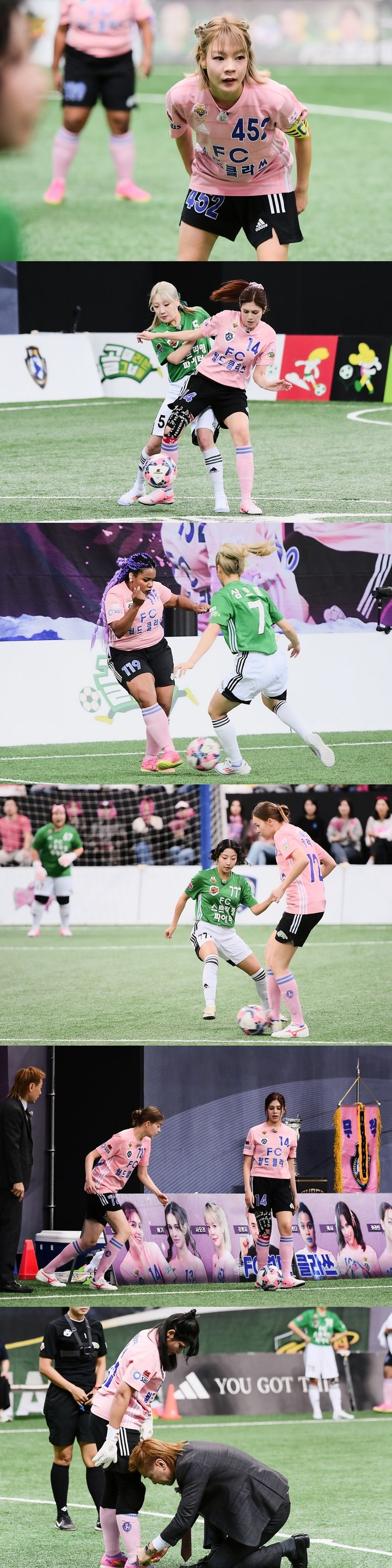 [서울=뉴시스] SBS TV 예능물 '골 때리는 그녀들'이 18일 오후 9시 방송된다. (사진=SBS TV '골 때리는 그녀들' 제공) 2024.12.17. photo@newsis.com *재판매 및 DB 금지