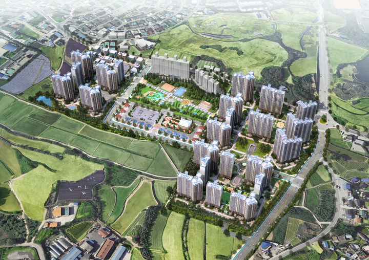 대소 삼정지구 도시개발사업 조감도 *재판매 및 DB 금지