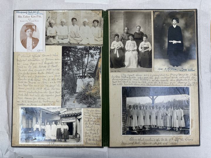 [경산=뉴시스] 대구대학교는 한글 점자를 최초로 창안하는 등 우리나라 특수교육 발전에 이바지한 로제타 셔우드 홀(Rosetta Sherwood Hall)의 유물이 기증됐다고 18일 밝혔다. (사진=대구대 제공) photo@newsis.com *재판매 및 DB 금지