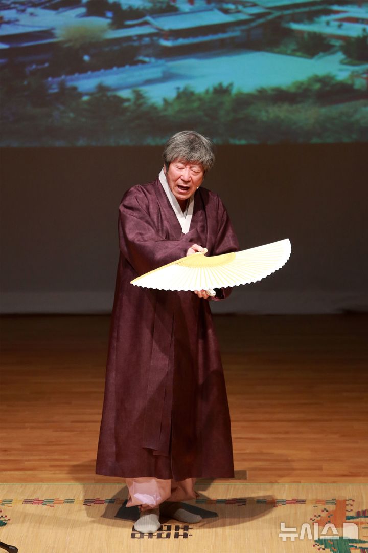 [서울=뉴시스] 임진택 명창. (사진=민족예술창작원 마당판 제공) photo@newsis.com *재판매 및 DB 금지