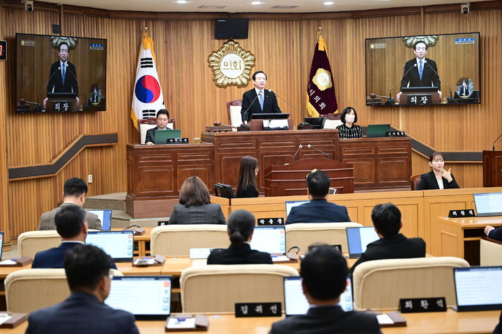 [목포=뉴시스]목포시의회 본회의. (사진=뉴시스DB) *재판매 및 DB 금지