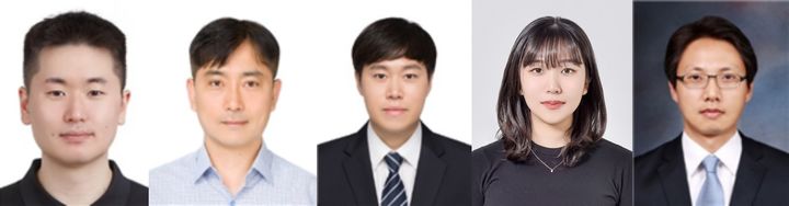 (왼쪽부터) 임수환 학생, 이위형 교수, 이정훈 박사, 김민송 학생, 구자승 교수. (사진=건국대 제공) *재판매 및 DB 금지