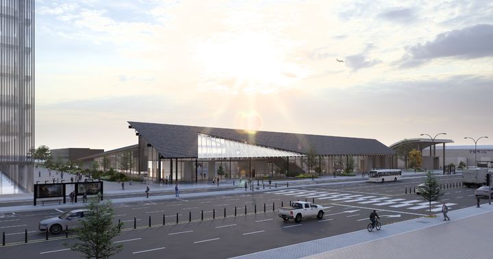 [대전=뉴시스]대전 유성복합터미널 외부 투시도. (사지=대전시 제공). 2024. 12. 23 photo@newsis.com *재판매 및 DB 금지