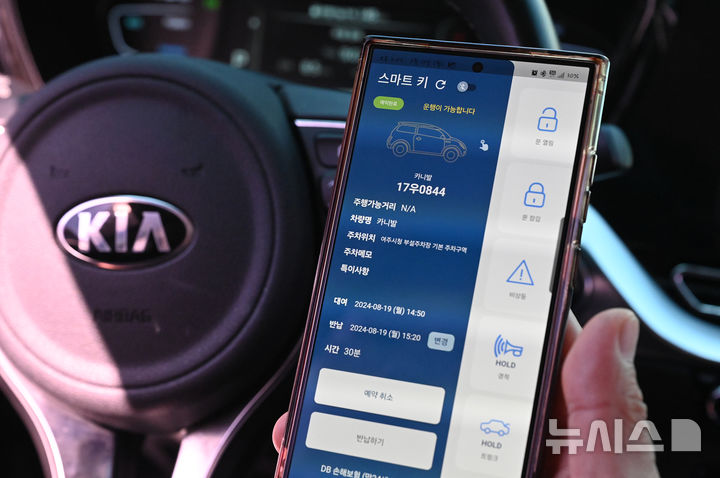 [여주=뉴시스]업무지원 공용차량 'IoT 스마트 배차 통합시스템'(사진=여주시 제공) 2024.12.23. photo@newsis.com