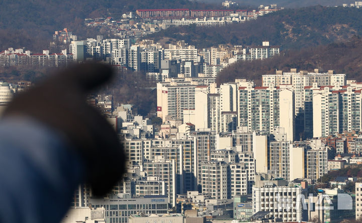 서울시내 아파트 단지 모습. 뉴시스 자료사진.