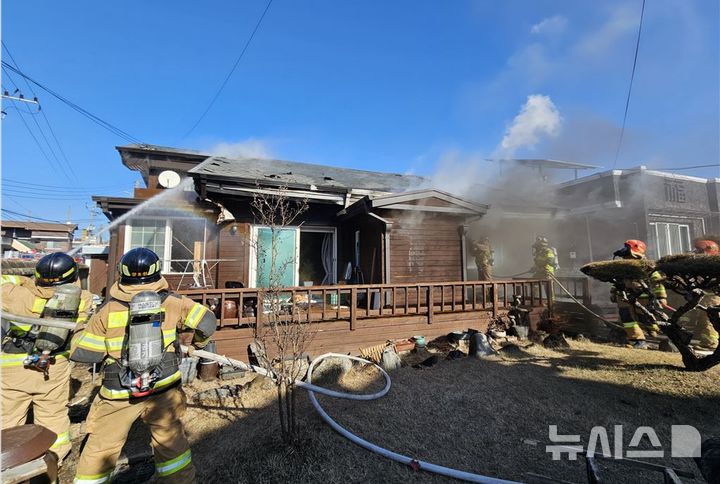 경북 예천군 예천읍 주택 화재 현장