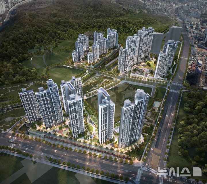 [서울=뉴시스] 래미안 송도역 센트리폴 조감도. 