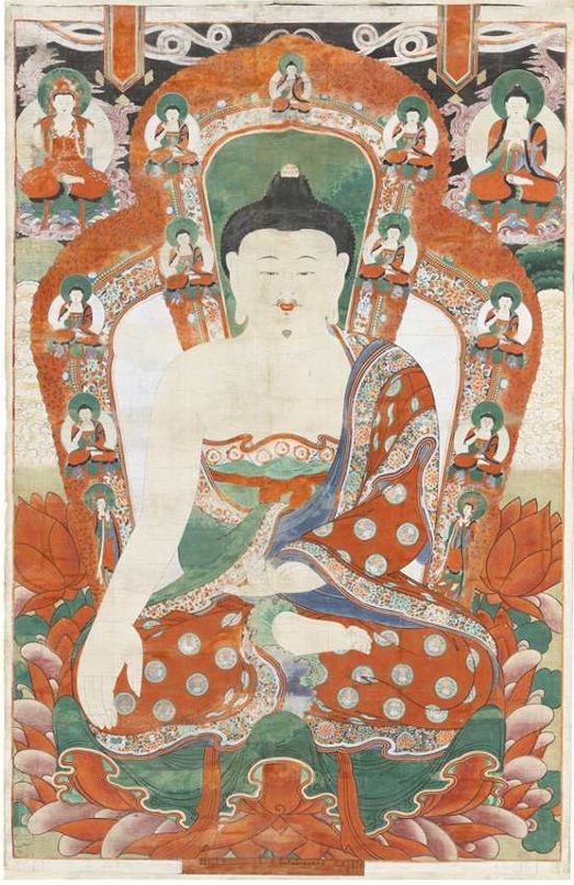 [서울=뉴시스] 달성 유가사 영산회 괘불도(사진=국가유산청 제공0; 2024.12.30. photo@newsis.com *재판매 및 DB 금지