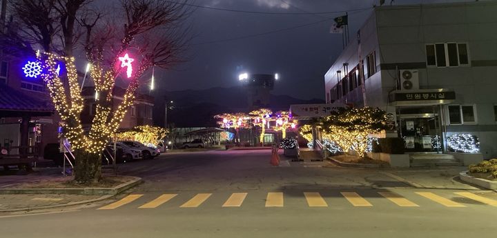 [구미=뉴시스] 도개면 경관조명 (사진=구미시 제공) 2024.12.30 photo@newsis.com *재판매 및 DB 금지
