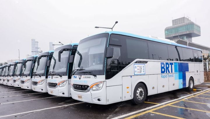 [인천=뉴시스] 인천 청라~서울 강서를 오가는 BRT 모습. (사진=인천교통공사 제공) 2024.12.30. photo@newsis.com *재판매 및 DB 금지