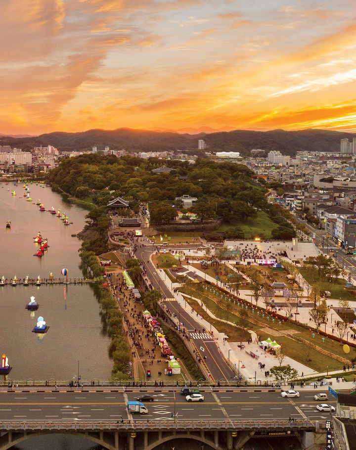 [진주=뉴시스]진주대첩역사공원 전경.(사진=진주시 제공).2024.12.31.photo@newsis.com *재판매 및 DB 금지