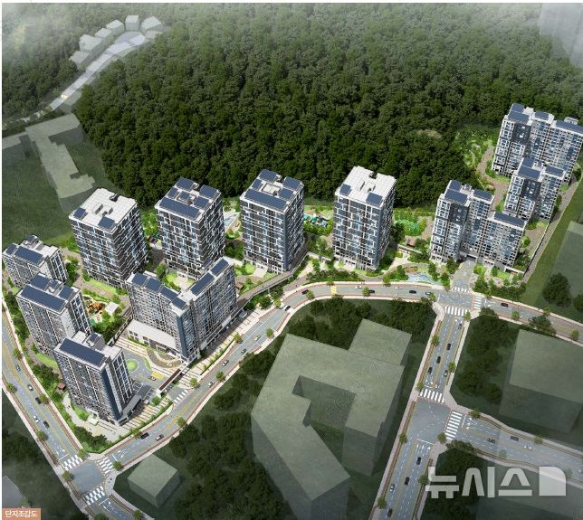 [성남=뉴시스]단지조감도(사진=LH 제공)
