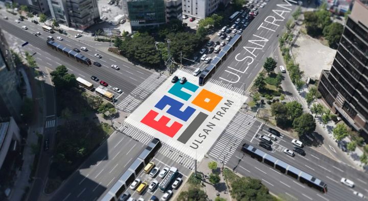 [울산=뉴시스] 구미현 기자 = 세계최초 수소 트램이 도입될 울산의 가상 이미지(울산시 제공) photo@newsis.com *재판매 및 DB 금지