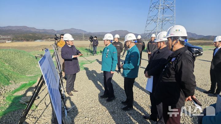 최기문 영천시장, 고경 일반산단 조성 현장 방문 