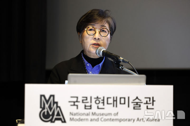 [서울=뉴시스] 박진희 기자 = 김성희 국립현대미술관 관장. 2025.01.07. pak7130@newsis.com